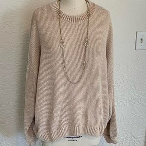 SOLD cream chenille sweater from Divided by H&M